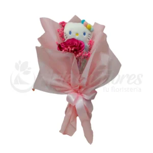 Rosa roja Hello Kitty