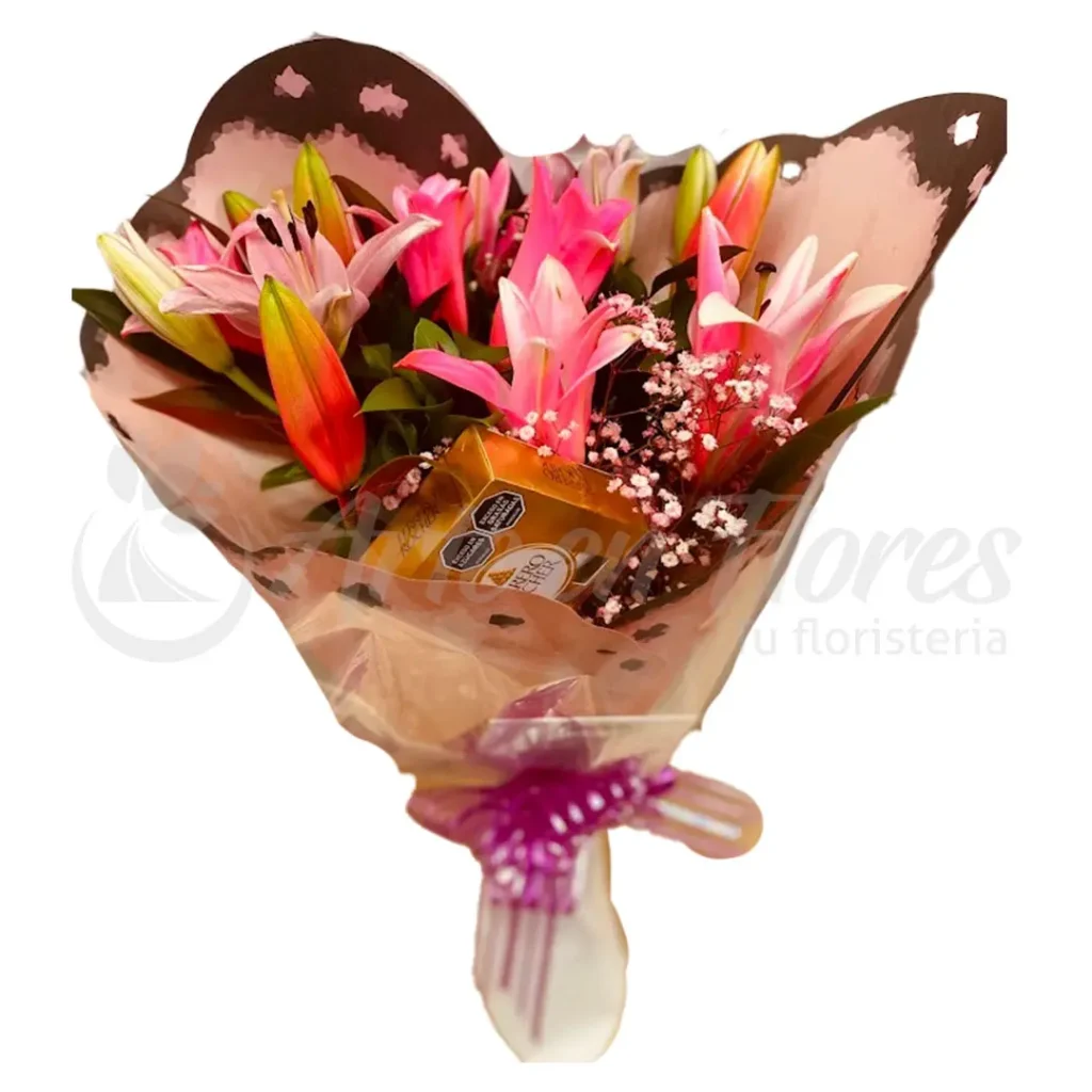 Lirio de amor rosado